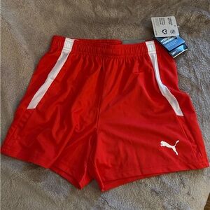 PUMA Red Athletic Shorts | Size XS (youth)| NEW with Tags